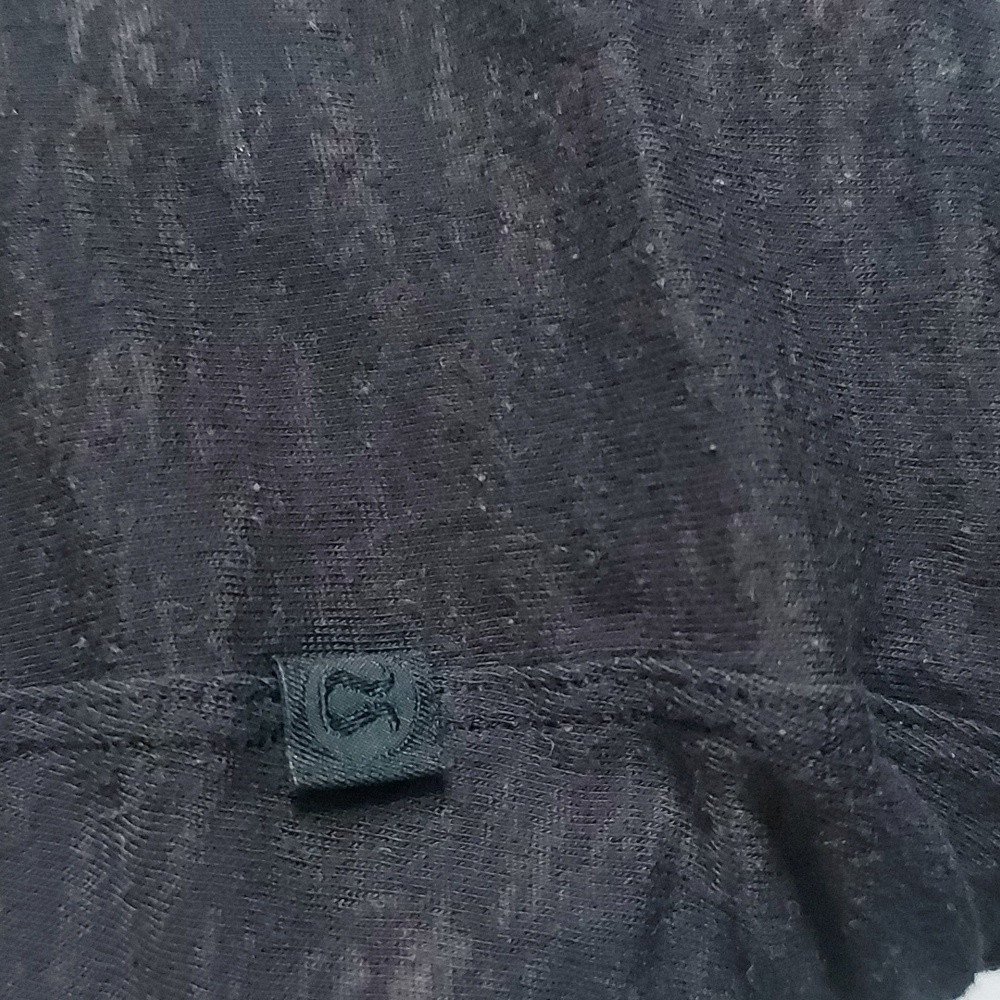 lululemon athletica Black Long Sleeve Tie Front Top - Picture 7 of 7